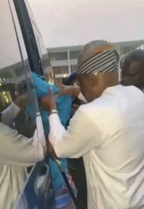 'Handle With Care' President: Nigerians Mocks Tinubu As Wike Helped To Carry Him Inside A Vehicle -