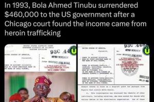 Tinubu’s Drug Affair