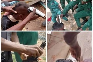 WATCH: Hisbah Officials Forcefully Sh@ve Youths For 'Immoral' Haircuts -