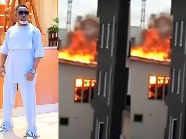 Fire Burn Down Comedian AY's House -