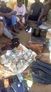 VIDEO: Council Chair, APC-Sponsored Thugs Arrested With Ammunition, Cash; Millions Of Naira For Vote-Buying Impounded