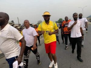 WATCH: NUJ Sports Week: Reps Member, Jimbo Led Journalists To Fitness Walk Exercise -