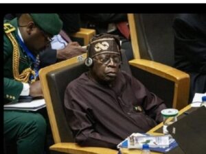 Tinubu Caught Sleeping