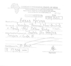 How Yahaya Bello Paid School Fees Of Pre-School Child At American International School Abuja Till 2035 In Advance