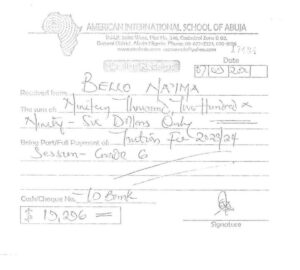 How Yahaya Bello Paid School Fees Of Pre-School Child At American International School Abuja Till 2035 In Advance