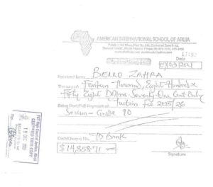 How Yahaya Bello Paid School Fees Of Pre-School Child At American International School Abuja Till 2035 In Advance