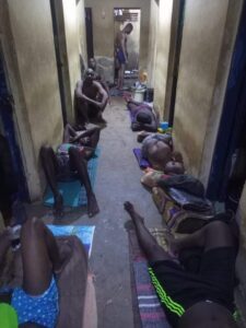 BREAKING: Watch: Many Causalities As Detained Soldiers Break Out Of 'Cells' To Protest Poor Feeding, Others