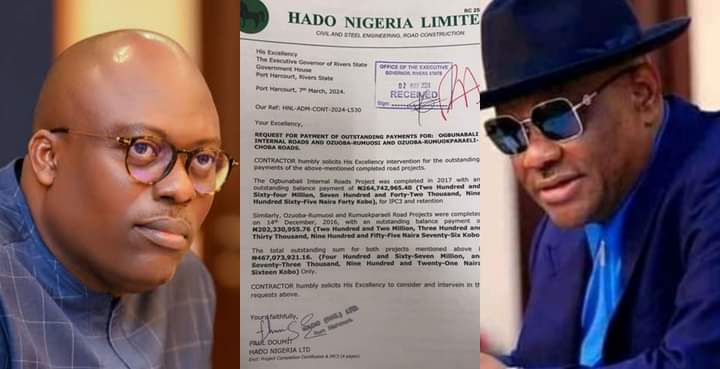 BREAKING: Contractor Writes Fubara, Begs For Payment Of Debt Owed Wike's Administration -