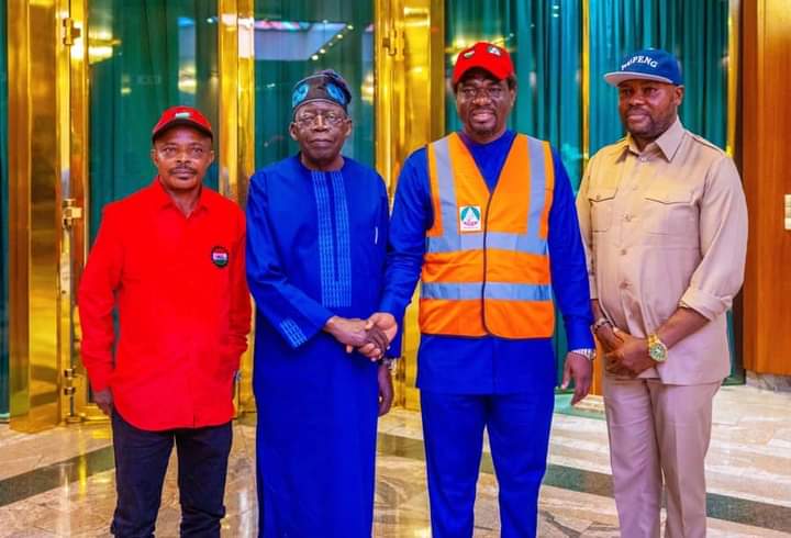 BREAKING: Labour Arrive Aso Rock For Meeting With President Tinubu -