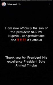 Son Of Tinubu’s Loyalist