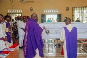 PHOTOS: Remains Of Late Obot Laid To Rest In Akwa Ibom -