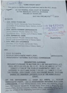 BREAKING: Court Upholds Expulsion Of Ali Odefa From PDP