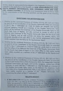 BREAKING: Court Upholds Expulsion Of Ali Odefa From PDP