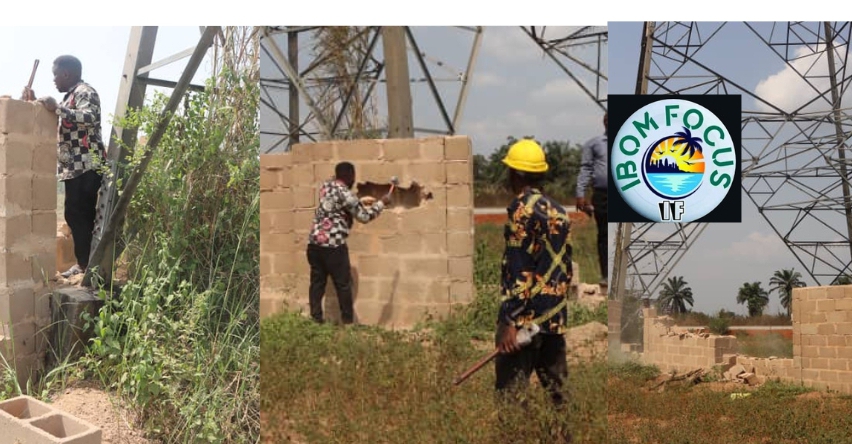 Illegal Structures Removed As TCN Enforces Right Of Way Regulations In Enugu
