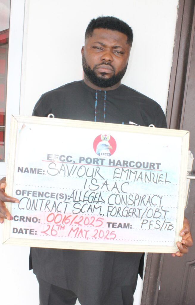 EFCC Arraigns Man in Port Harcourt  for Alleged   N157m and $4000 Contract Fraud