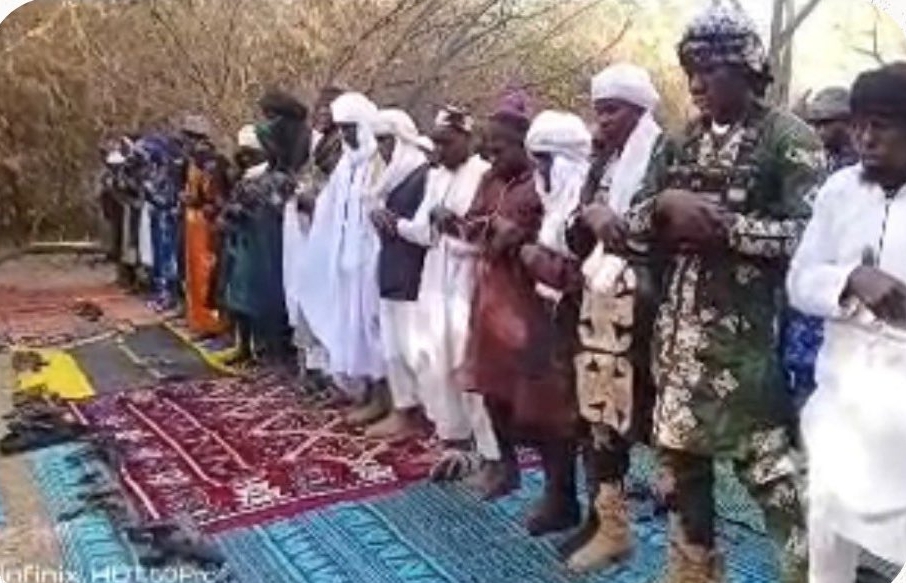 BREAKING: Boko Haram, ISWAP Fighters Hold Armed Eid Prayers After Maiduguri Bombings