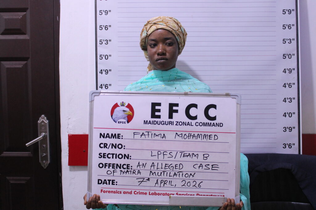 EFCC Arrests One for Naira Mutilation in Maiduguri 