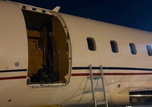 Private Jet Loses Door Mid-Air, Makes Emergency Landing in Abuja Door Mid-Air