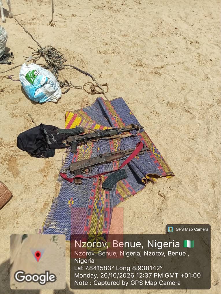 Troops Repel Armed Criminals, Recover Two AK-47 Rifles in Benue